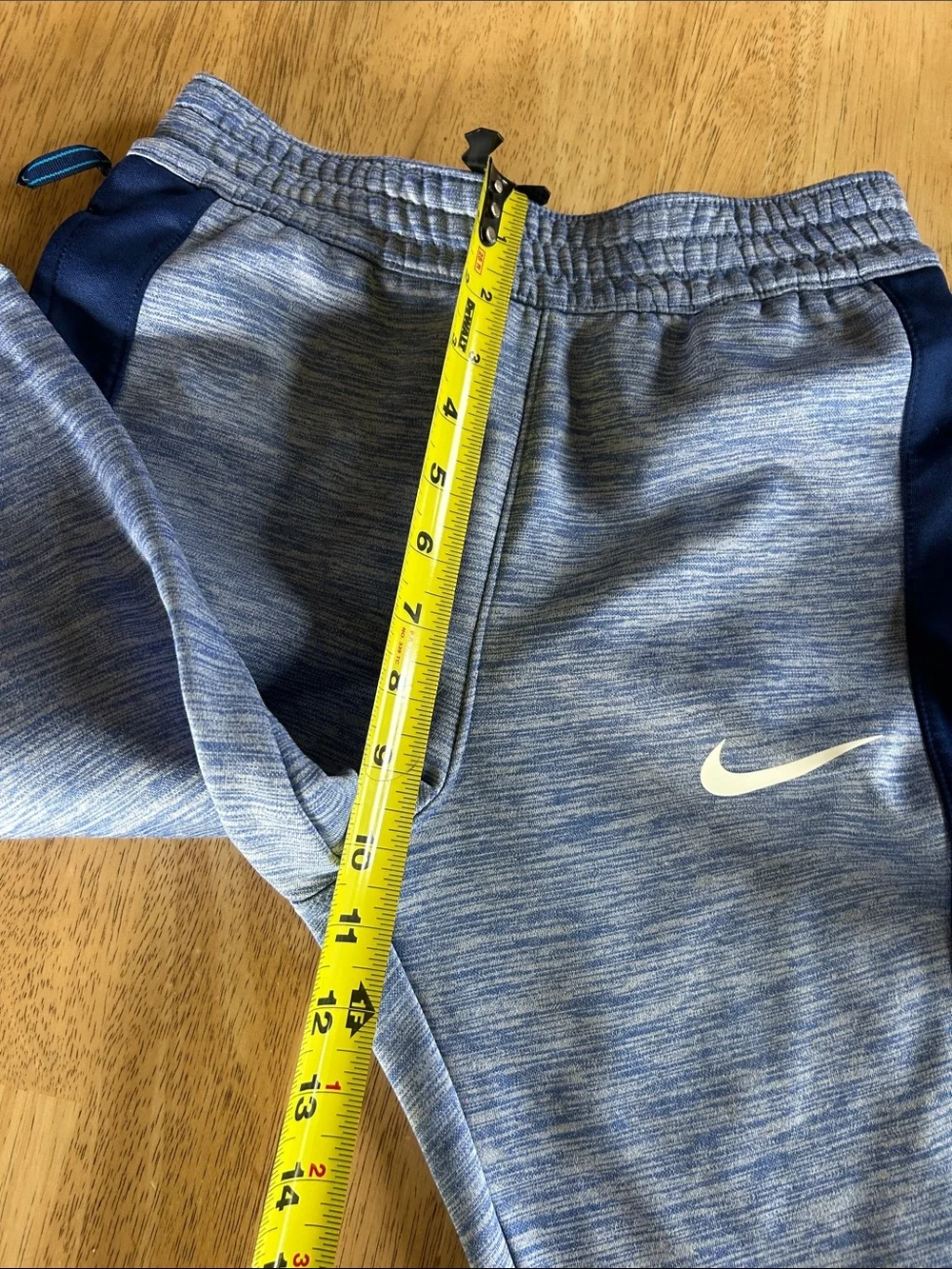 Nike Kids Heather Gray & Navy Elite Joggers